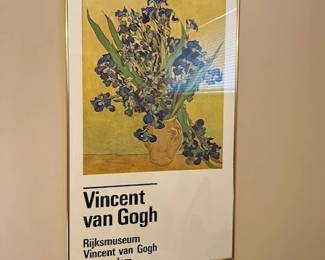 Van Gogh framed poster