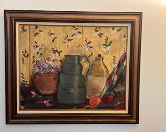 Signed painting