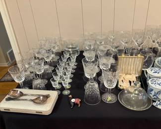 Lismore Waterford stemware, great selection!