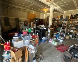 Garage full of treasures