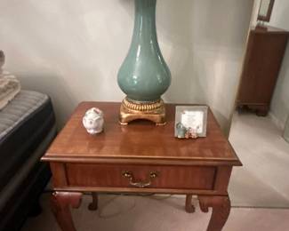 Side table & table lamp