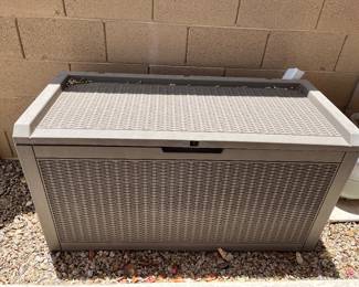 Plastic storage trunk