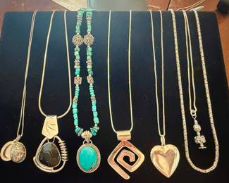 Beautiful sterling silver jewelry.