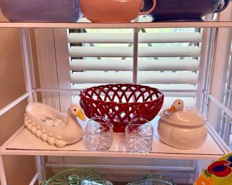 Hall covered casseroles.