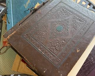 Amazing old scrapbooks from the 20's and 30's including one dedicated to brothers clown career! 