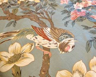 Pottery Barn King Arianne Floral duvet and 1 sham.