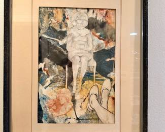 Original mixed media art.