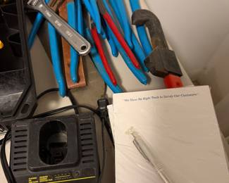 Lots of hand tools and-dads.