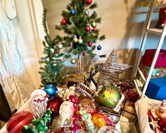 Beautiful glass ornaments.