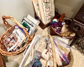 Yarn, crafty things.