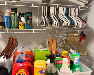 Cleaning products.