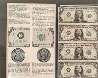 Uncut US Dollars