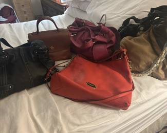 Brown Coach bag is sold