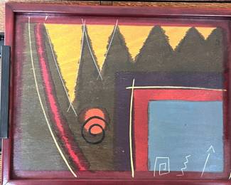 Australian Aboriginal Wood Tray