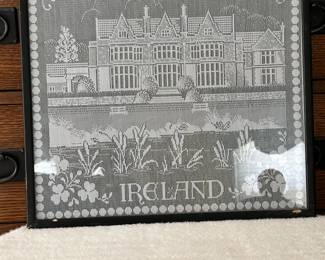 Irish Lace Framed