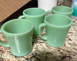 Vintage Jadeite Mugs