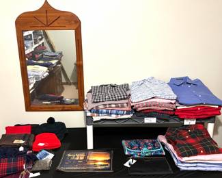 Huge collection of men’s button down dress shirts from sizes Shirts Size Medium to X-Large 15 to 16 ½ and brands including  Hart Schaffner & Marx Jos. A. Bank H. Freeman & Son Chaps/Ralph Lauren RBM Arrow Norm Thompson Stanley Blacker Croft & Barrow Wrangler and  Haggar