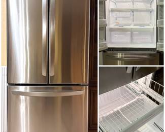 A stainless steel LG French Door refrigerator