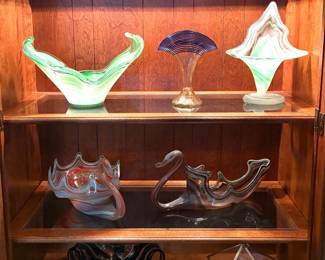 MCM sooner glass vases.