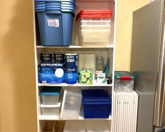 Toiletries and storage containers 