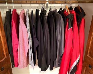 Husker jackets, coats, button ups, other Nebraska apparel 