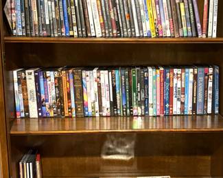 Huge collection of DVDs and VHS tapes
