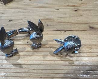Vintage Play Boy bunny cuff links