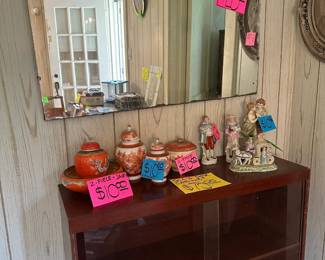 Mirror - Glass Door Cabinet