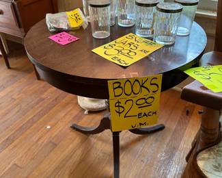 Round Wood Side Table