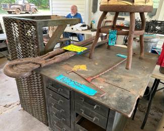 Metal Cabinet with Heavy Steel Top