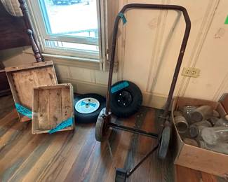 Dolly - Tires - Boxes - Jars