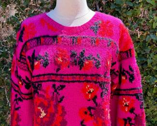 Floral Sweater