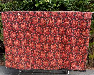 Red Plant Quilt