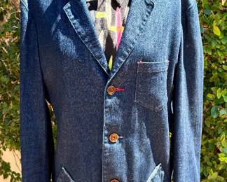 Hand Done Jean Coat