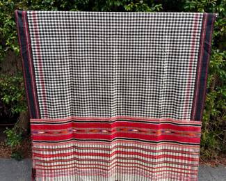 Checked Wool Blanket