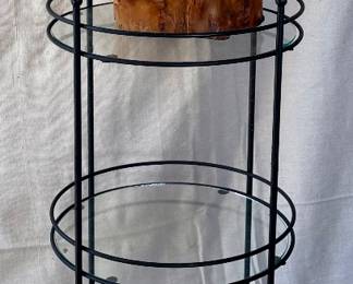 Tiered Stand and Naturalistic Vase