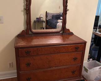 4 of 4 Piece Antique Bedroom Suite 