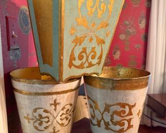 Wooden Trashcans