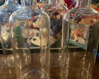 Giant Pyrex bottles.