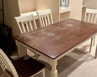 Sturdy table and chairs