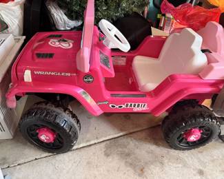 Barbie power wheels