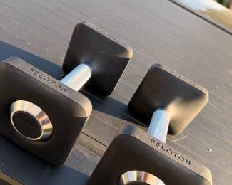 Peloton dumbbells for her