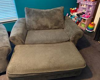 Chair and ottoman