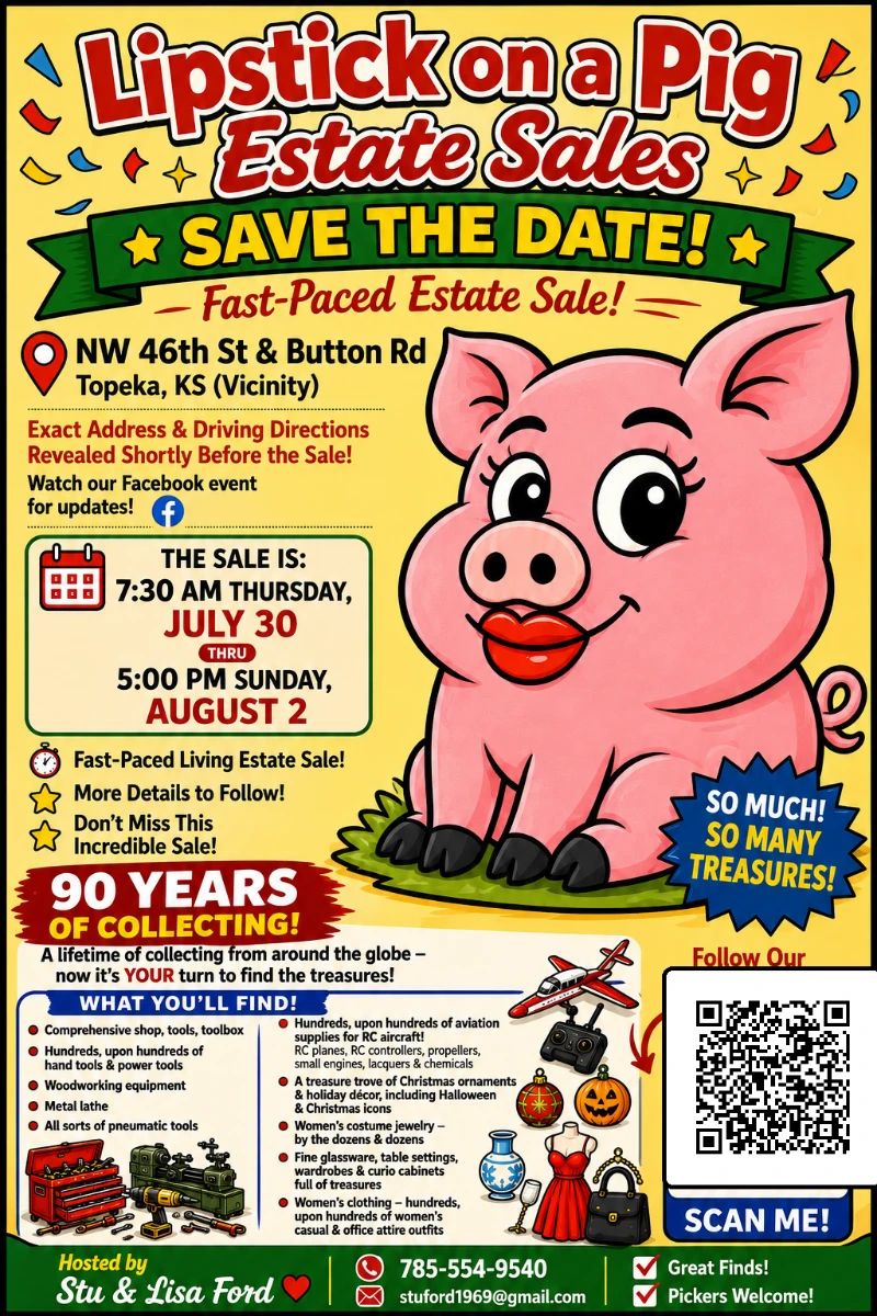 final estate sale flyer working qr