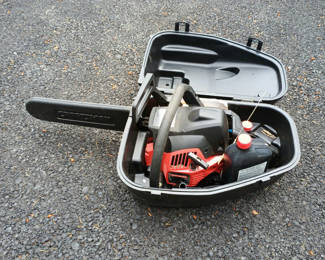 Lot 53: Craftsman gasoline chainsaw