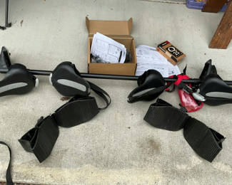 Lot 7: Yakima Q25 Kayak Roof rack &  components