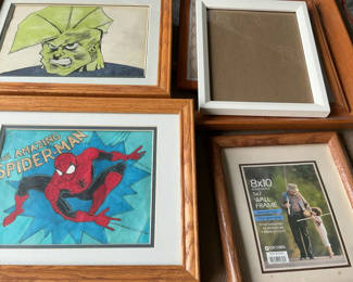 Lot 87: 9 wood Frames