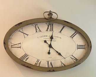 Lot 36: Large Wall Clock