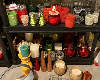 Lot 44: Large Candle lot