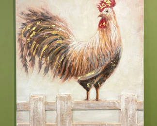 Lot 13: Large Rooster Print